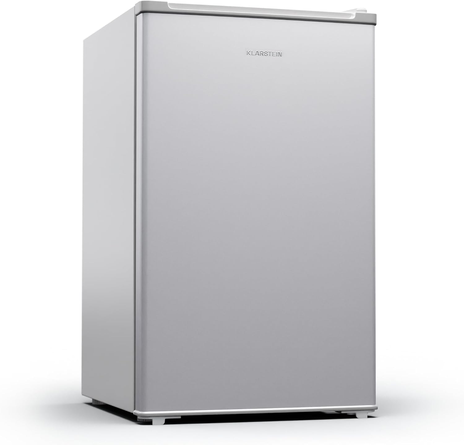 KLARSTEIN Mini Frigo de Chambre de 70L, Snacks, Boissons, Petit Frigo Top Silencieux, Mini Bar, Petit Réfrigérateur Camping, Mini Frigo Cosmetique, Refrigerateur avec Bac à Glaçons, 0-10°C