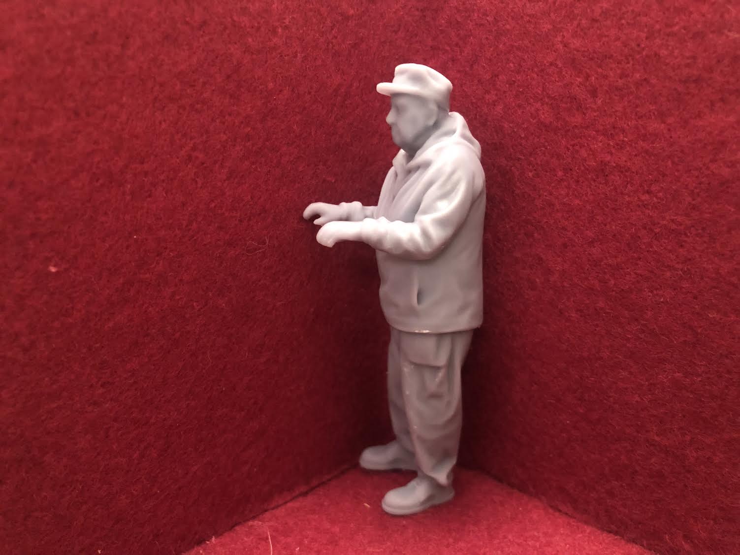 16mm figure  3D scan of a real person - MD038 1:19 scale & SM32