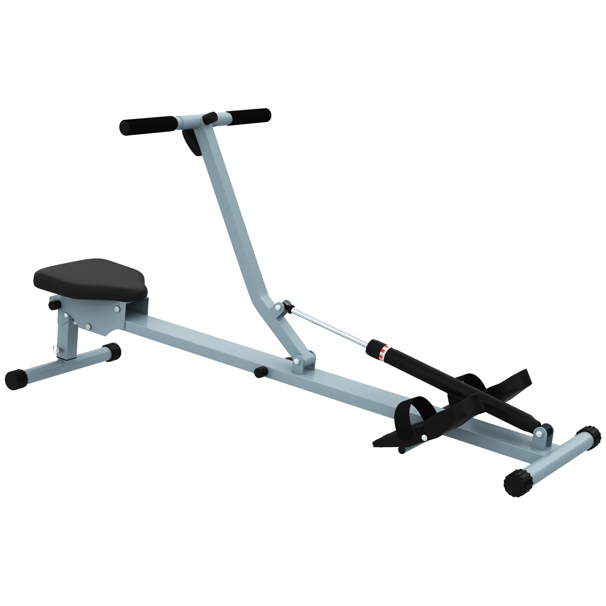 HOMCOM Roeitrainer Hometrainer met LCD-display, verstelbare weerstand