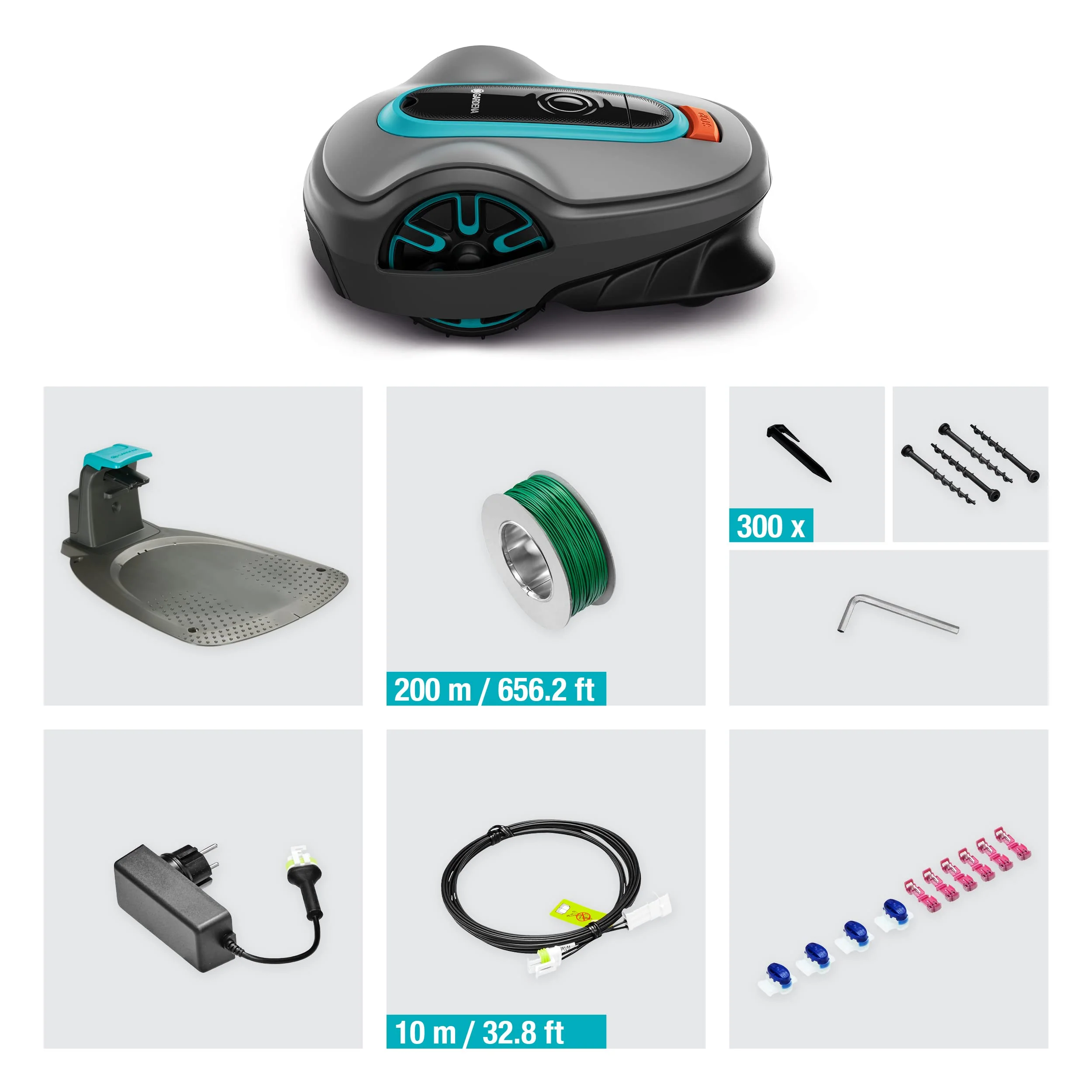 2025 Gardena M?hroboter SILENO minimo 350 m2: Intelligente Robotmaaier met Optimale Connectiviteit, Programmeerbaar via Gardena Bluetooth App (15208-47)