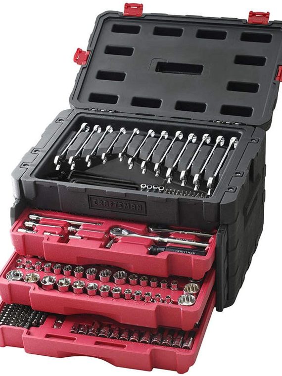 2025 Craftsman 450-delige Mechanic Gereedschapsset met Ratels en Steeksleutels | SAE & metrisch | Voor professionals en doe-het-zelvers
