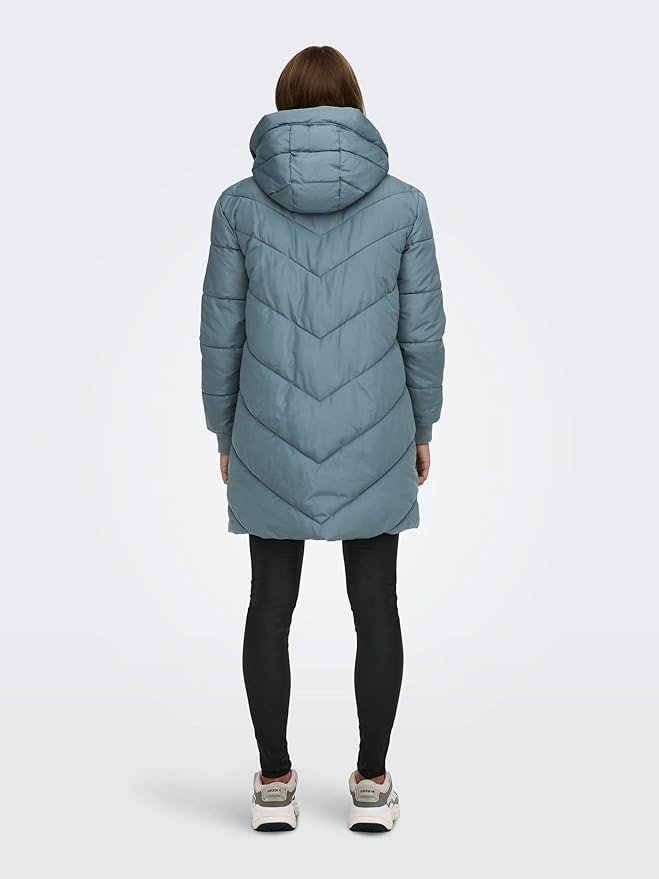 JDY Damen JDYSKYLAR Padded HOOD JACKET