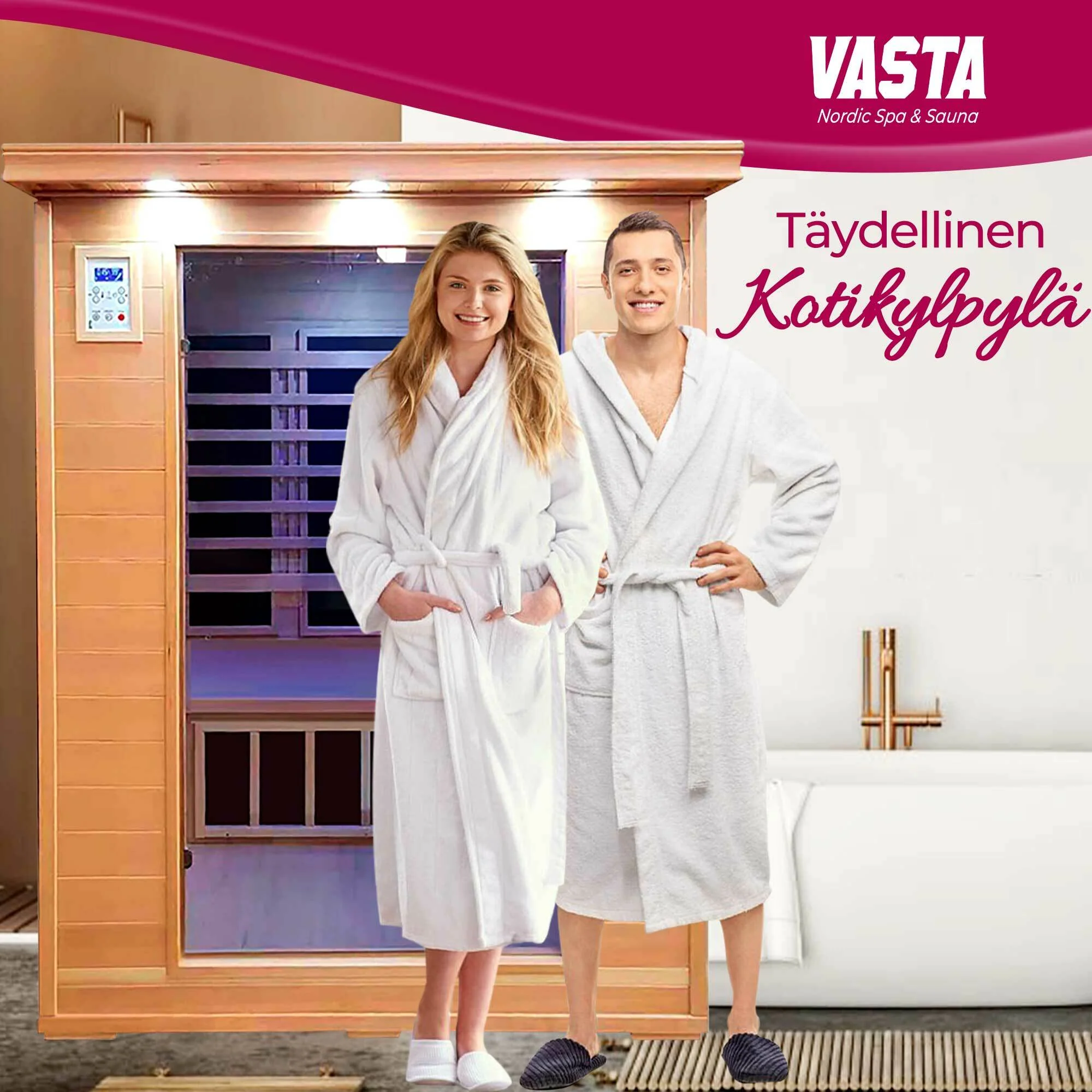 Vasta Infrarotkabine 3 Personen