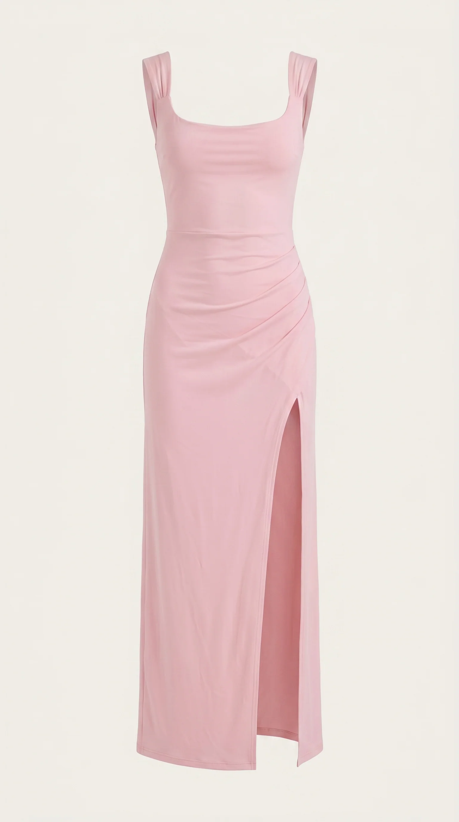 Gerafftes Maxikleid