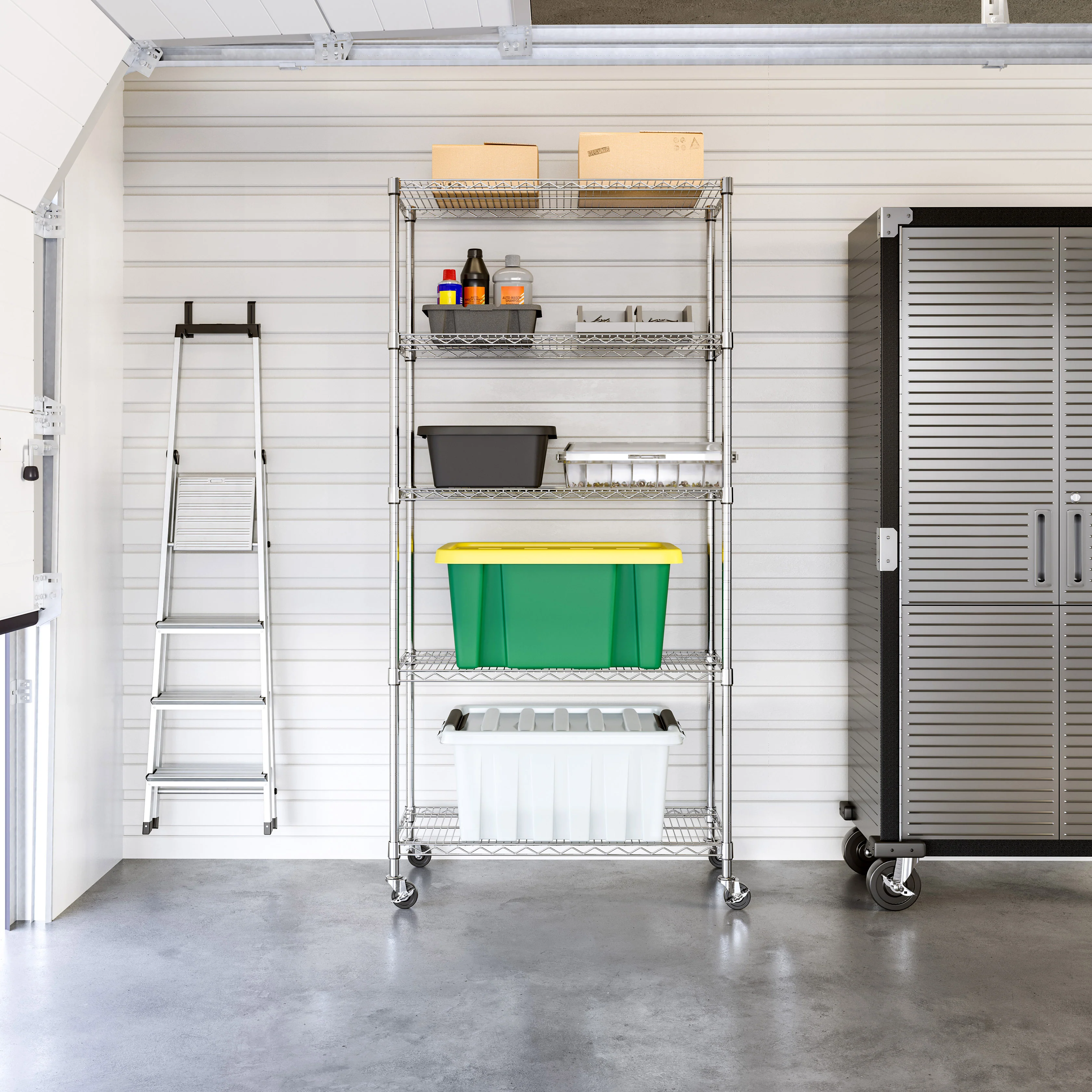 2025 UltraDurable? 5-laags NSF-stalen rek