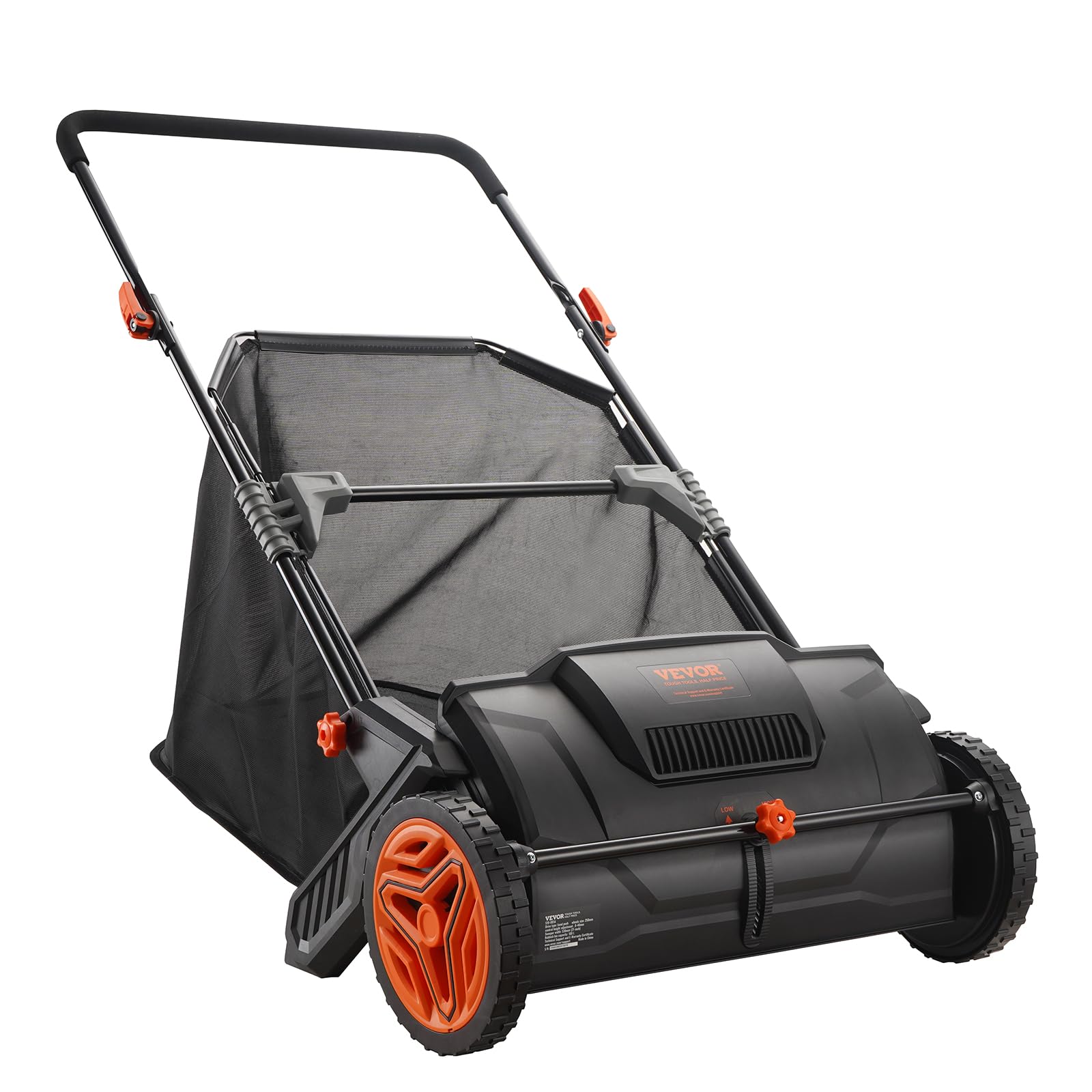 2025 Push Lawn Sweeper, 21 Inch Leaf & Grass Collector