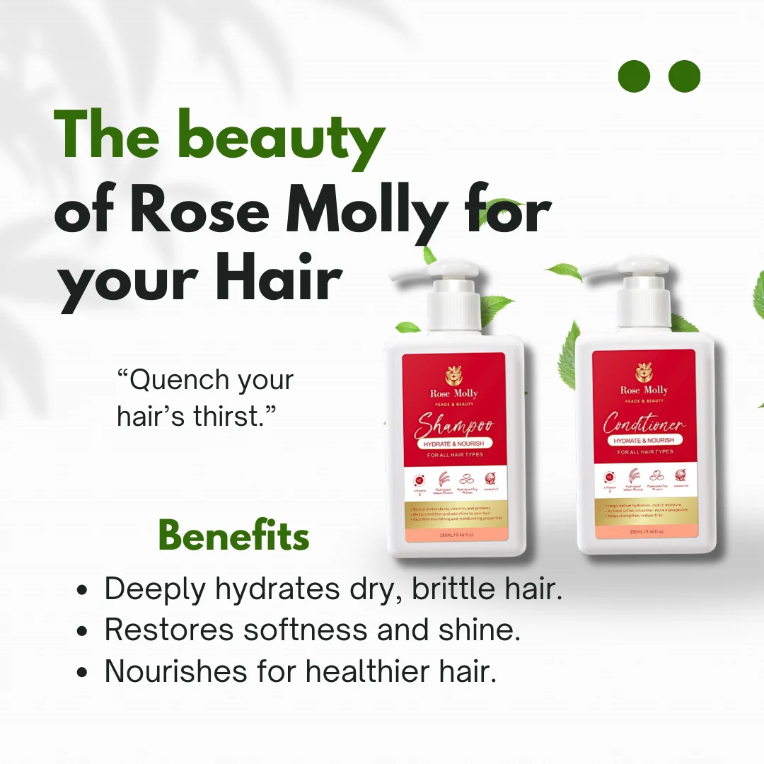 Hydrate & Nourish Wash Set + Refreshing Hair Vitamins Capsules