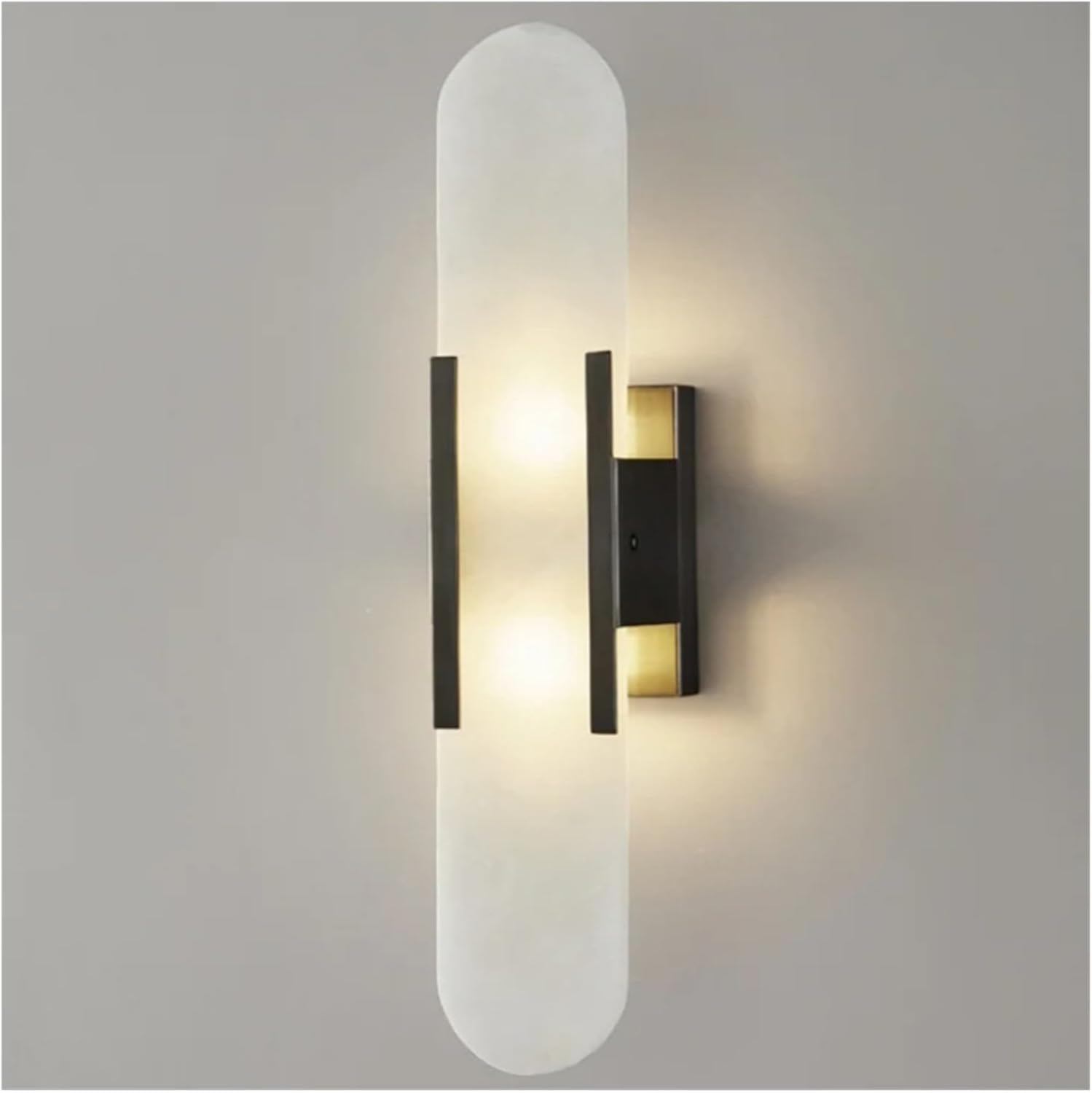 Kupferfarbene Led-Wandleuchte, Klassische Wandleuchte Für Flur, Schlafzimmer, Wohnzimmer, Wandleuchte,Black-50cm