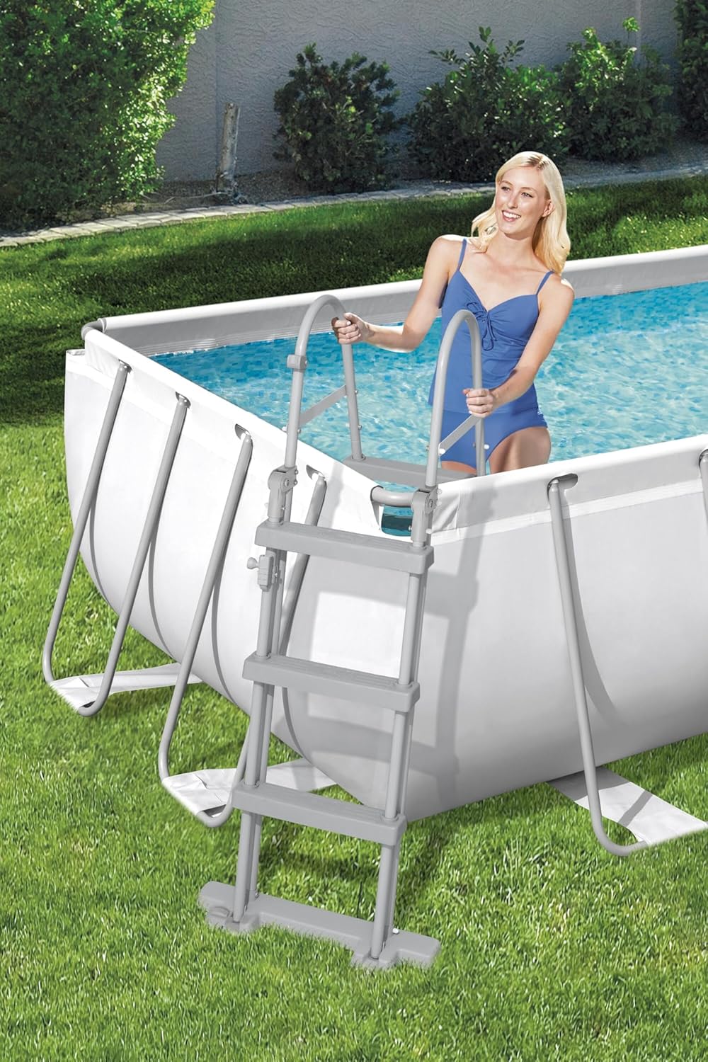 Bestway POOL OUTS POOL 404 x 201 x 100 cm Rechteckig Power Steel™ Pool Rohrbecken