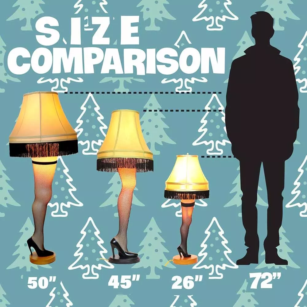45 Inch Full Size Christmas Leg Lamp