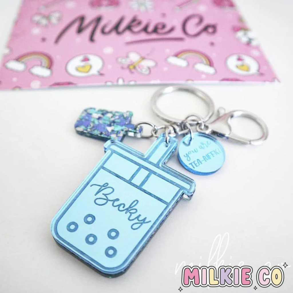 You are Tea-Riffic Keychain