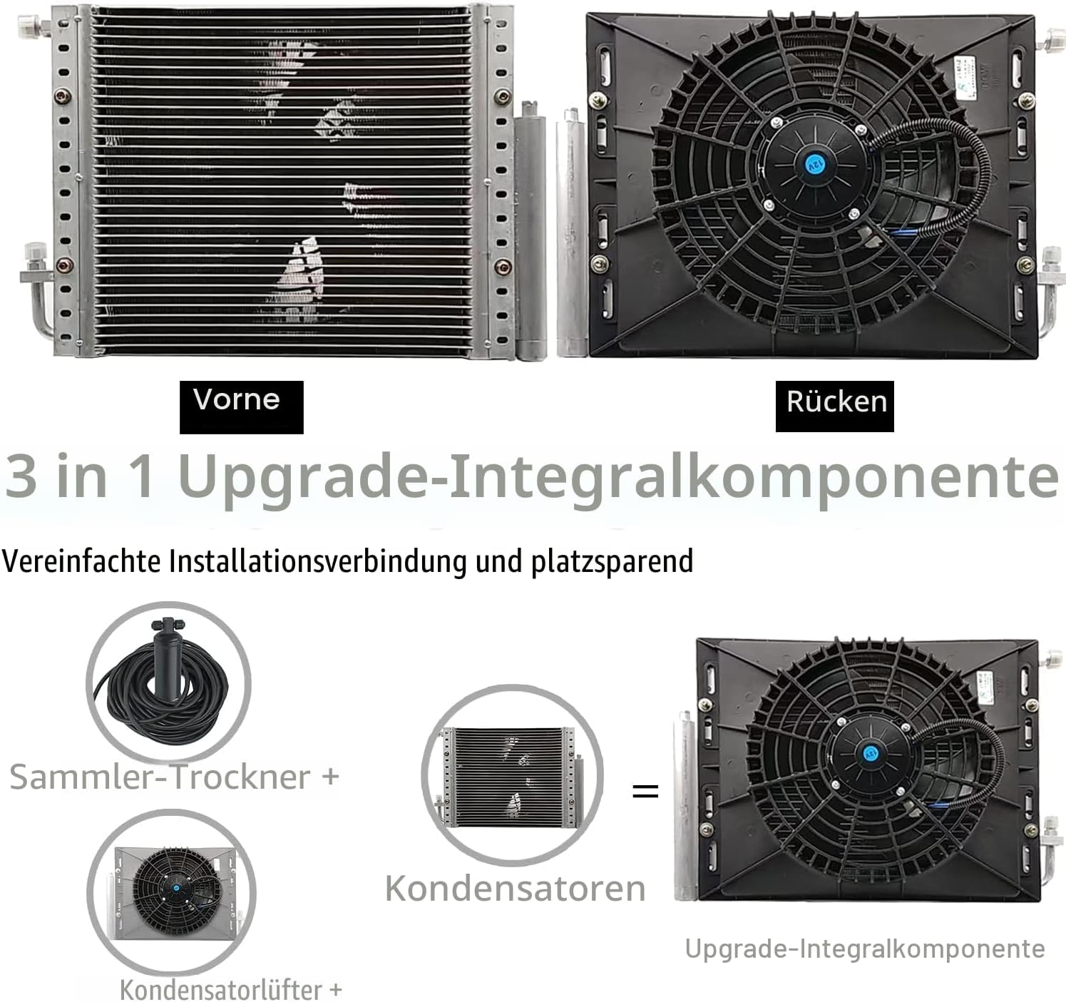 Elektrische Klimaanlage 12 V Unter-Armaturenbrett-Klimatisierungs-Kit 12 Volt Universal-Auto-Klimaanlage Geeignet für Van, Auto, Wohnmobil, LKW, Boot, Bus (nur Kühlung)