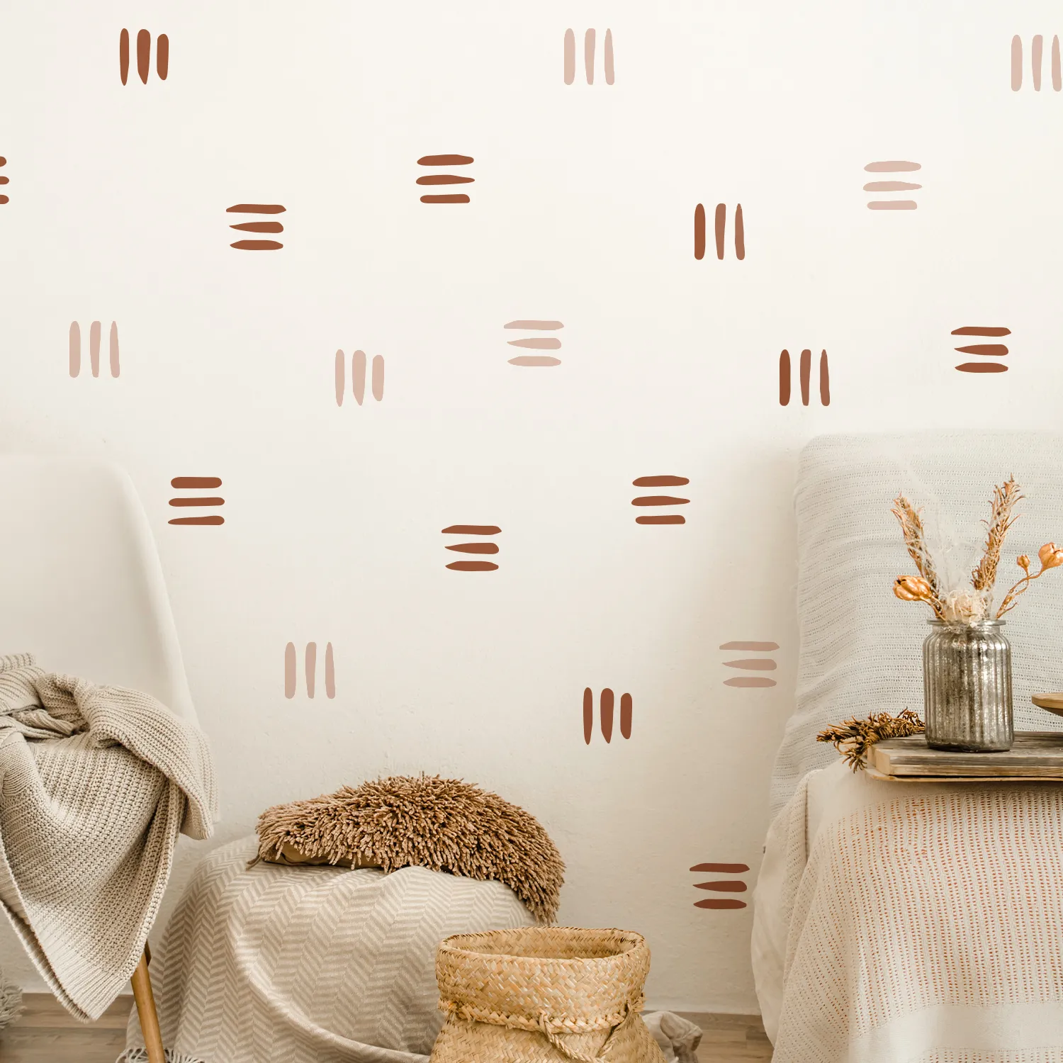 Boho Lines Wall Sticker for Kids Room