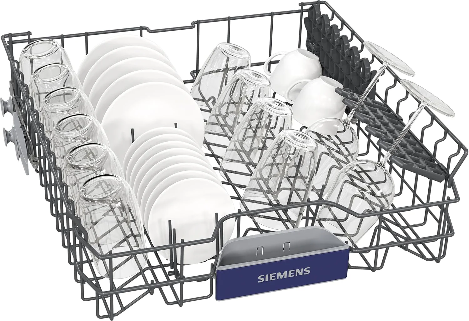 Siemens SN63EX06VE, iQ300 Smarter Geschirrspüler, Vollintegrierte Spülmaschine, 60 cm, Besteckschublade, Extra leise, varioSpeed, Automatische Türöffnung, Dreifach rackMatic, infoLight, intesiveZone