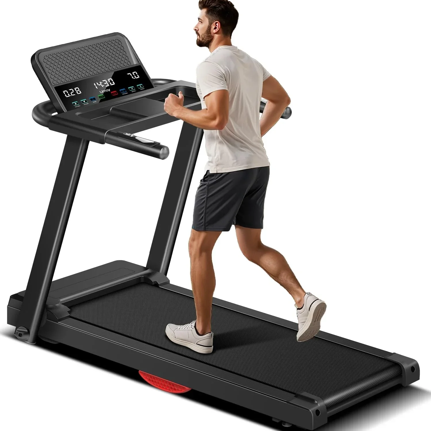Home Treadmill 15% Incline Treadmill 3.0 hp Quiet Brushless Dual Cushion System