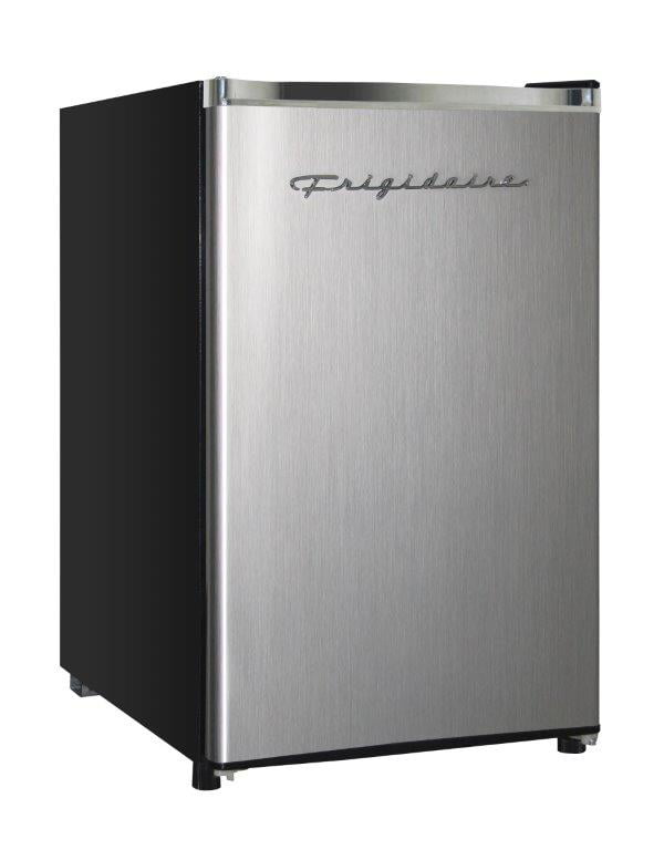 , 4.5 Cu. Ft. Compact Fridge with Chrome Trim EFR492, Platinum
