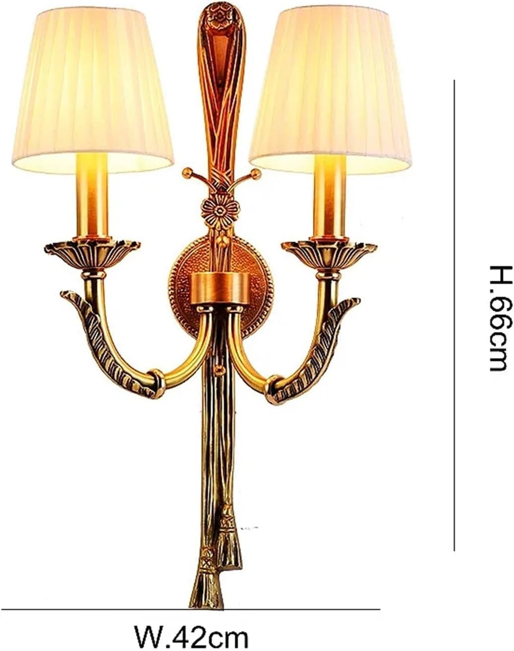 Amerikanische Wandleuchten Aus Kupfer Für Luxuriöse Villen, Wohnzimmer, Schlafzimmer, Nachttisch, Wandleuchte