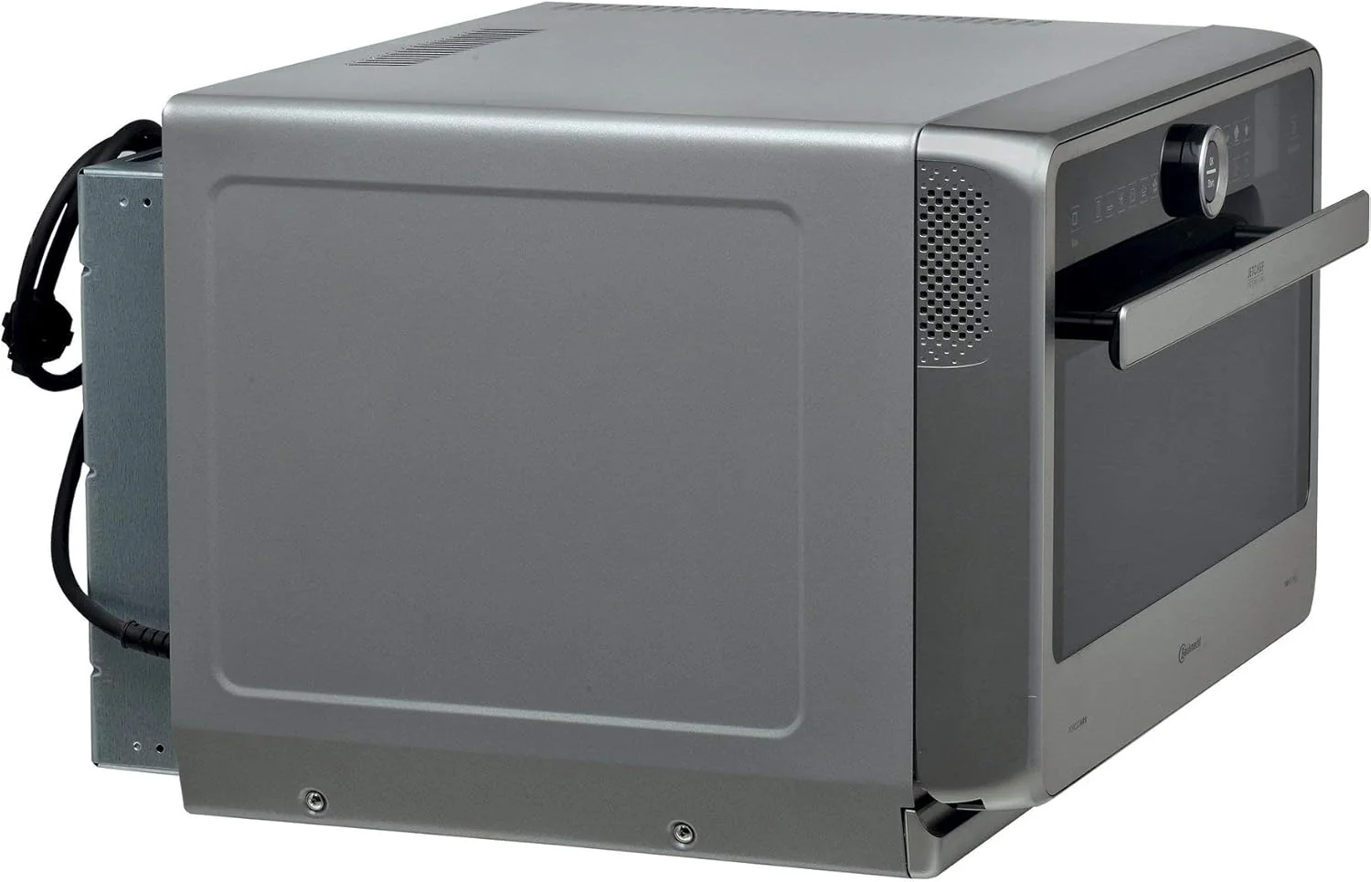 Bauknecht Jet Chef MW 179 IN Rvs 5-in-1 Multifunctionele Magnetron/ 1000 W/ 33 L Gaarruimte/Hete lucht 1500 Watt/ Kwartsgrill 1200 W/DualCrisp/ Stoomkoken/Smelt- en Snelontdooifunctie