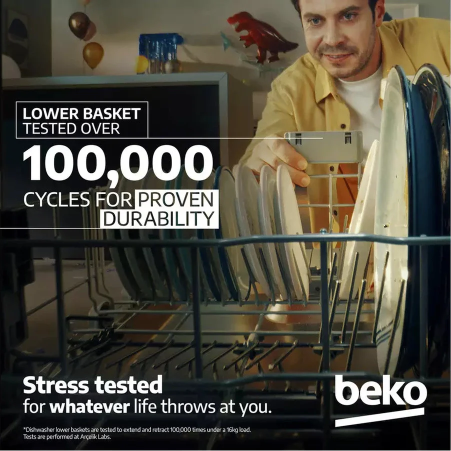Vrijstaande Beko Vaatwasser Zwart 60 cm | DVN04320B