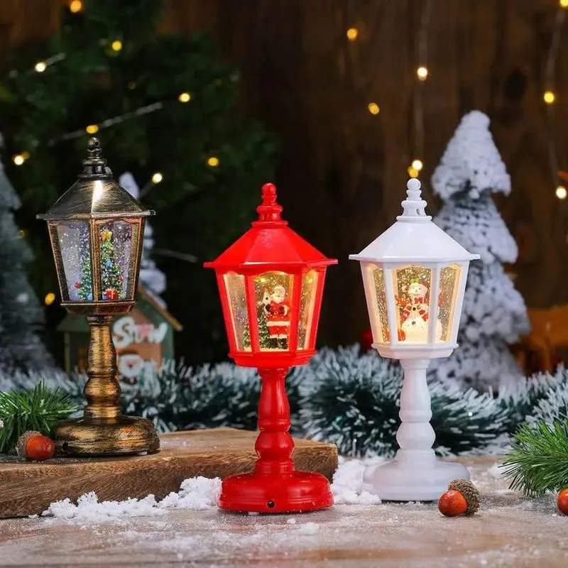 FROSTGLOW – Verlichte sneeuwbol-lantaarn voor magische kerstdecoratie