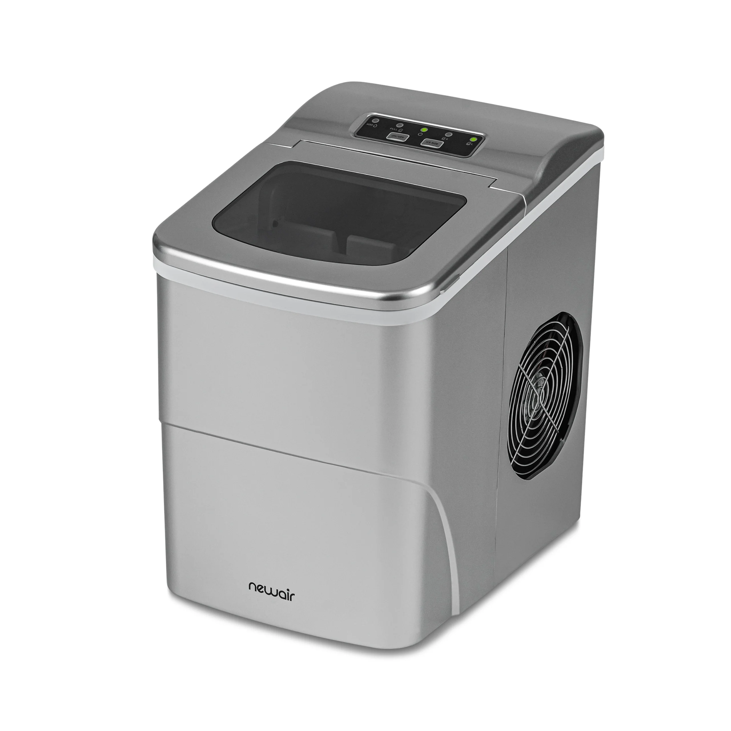 2025 Newair? IJsblokjesmachine voor het aanrecht. Bullet Ice, 26 lbs/dag �C Mat Zwart
