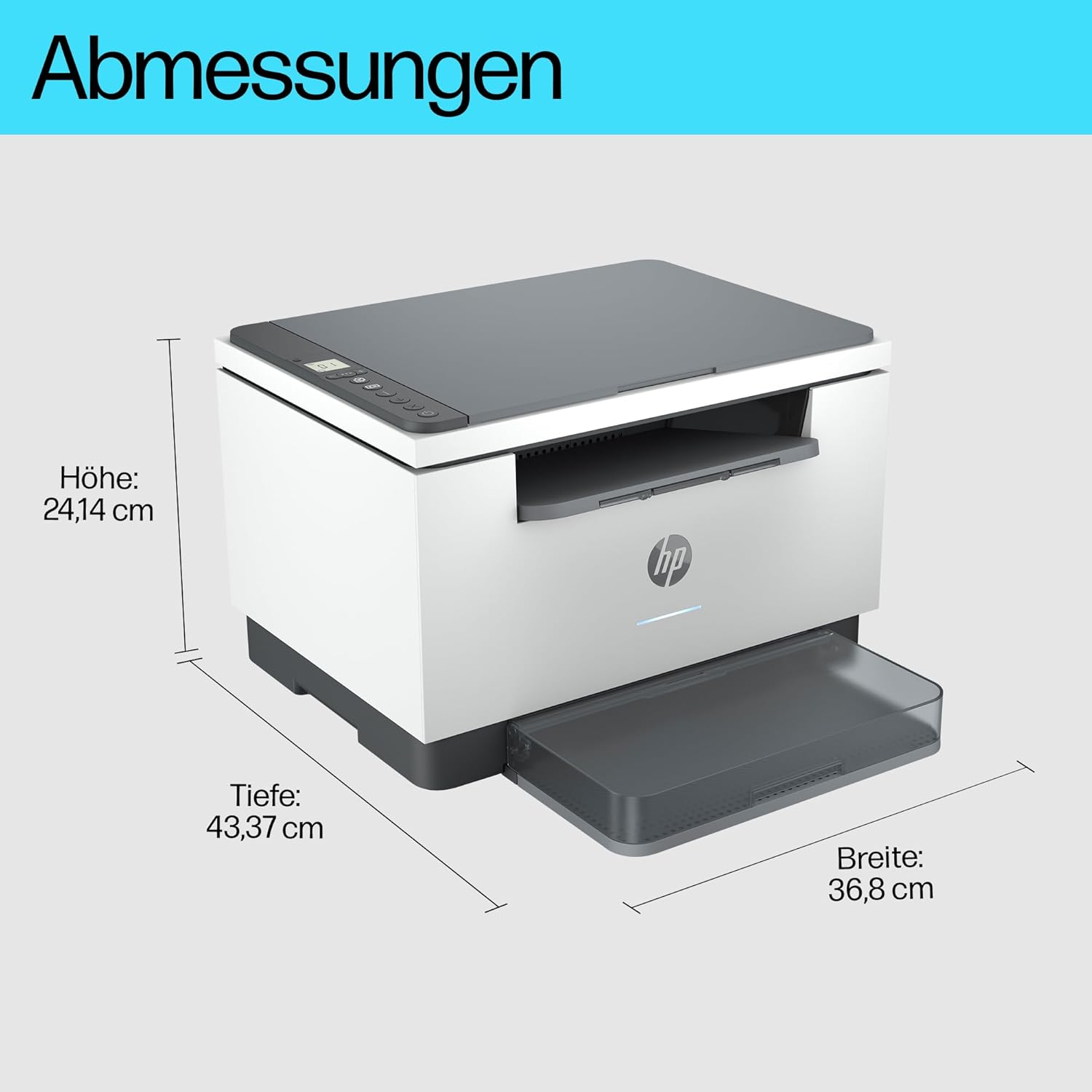 HP LaserJet MFP M235sdw Multifunktions-Laserdrucker Schwarzweiß, Drucken, Kopieren, Scannen, Automat.beidseitiger Druck, Dual-Band Wi-Fi, USB, LAN, HP Smart App, Intelligente Benutzeroberfläche
