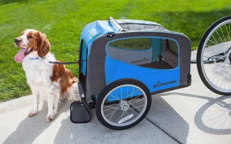 Schwinn Rascal Pet Trailer, Blue Grey