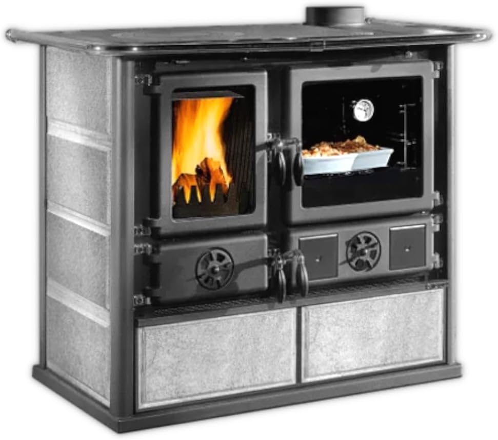 La Nordica Holzherd | ROSA.16 PETRA | 8,8 kW | Naturstein