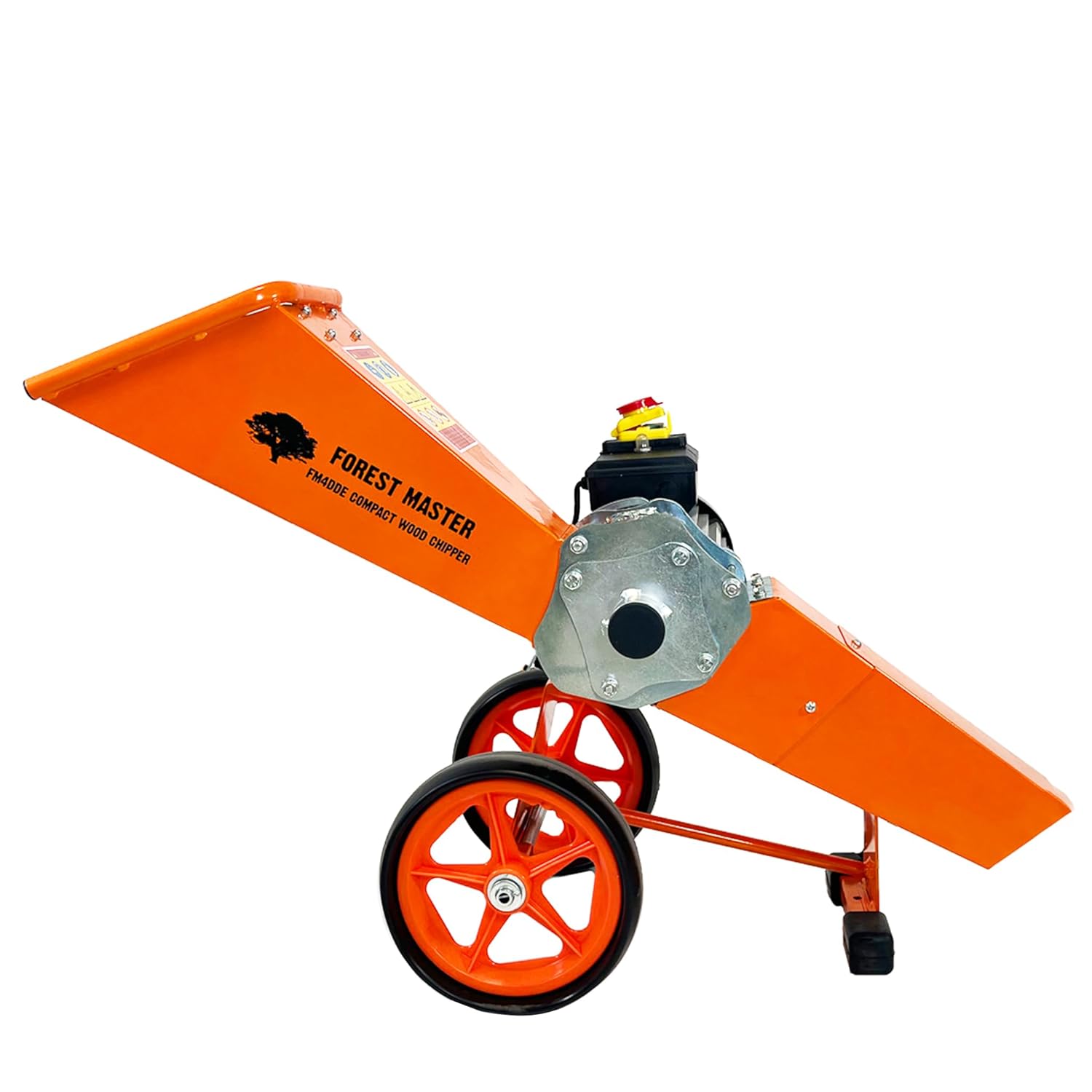 Forest Master FM4DD-MUL Elektrischer 4-PS-Kompaktholzhäcksler / Häcksler / Mulcher für den Garten