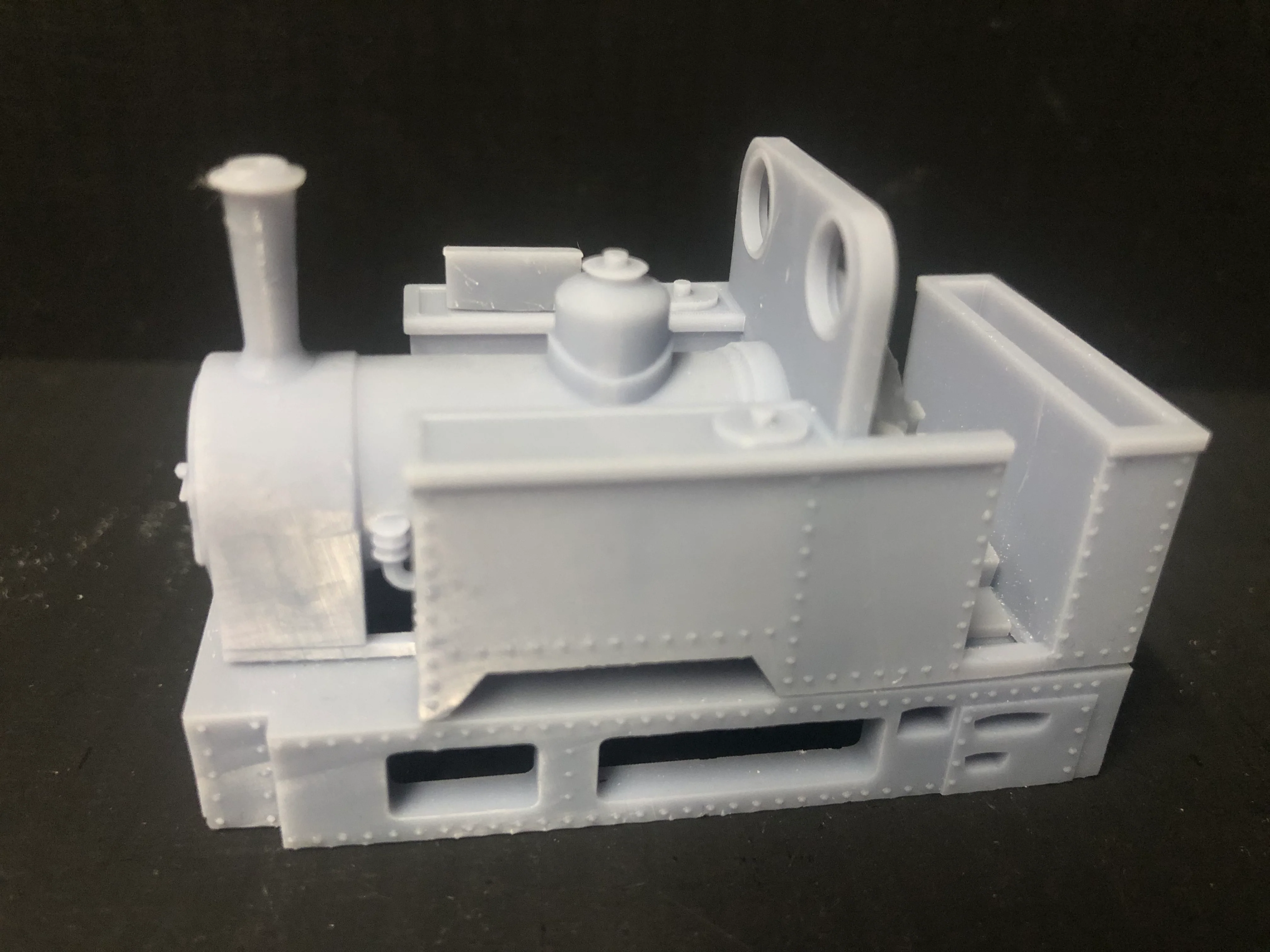 OO9/009 Kerr Stuart Open Cab Steam Loco that fits the Kato chassis 11-109