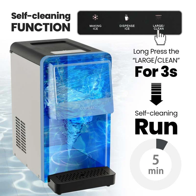 Eletriclife Self Dispensing Countertop Nugget Ice Maker