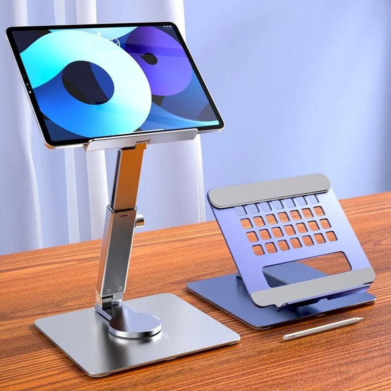 Aluminum Tablet Stand 360° Rotating Adjustable Desk Holder