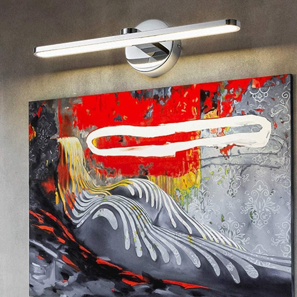 Wandmontierte Led-Spiegelbeleuchtung Badewandlampe Metall + Acrylspiegel Frontlampe Für Hotel Toiletten Badewanden Beleuchtungseinrichtung, Nicht Dimmbar/9.4W 3000K