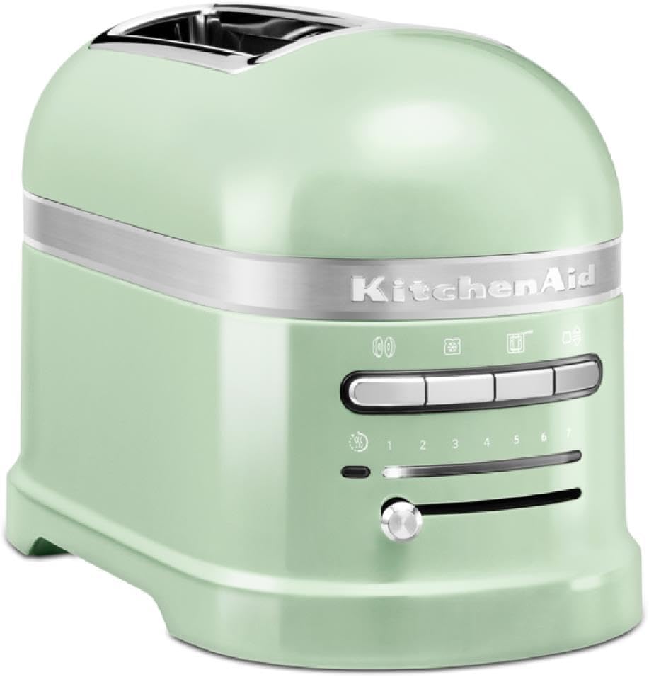 KitchenAid Toaster für 2 Scheiben mit Sandwich-Zange | Artisan | Retro Toast Machine | Verschiedene Funktionen und Bräunungsstufen | Grün