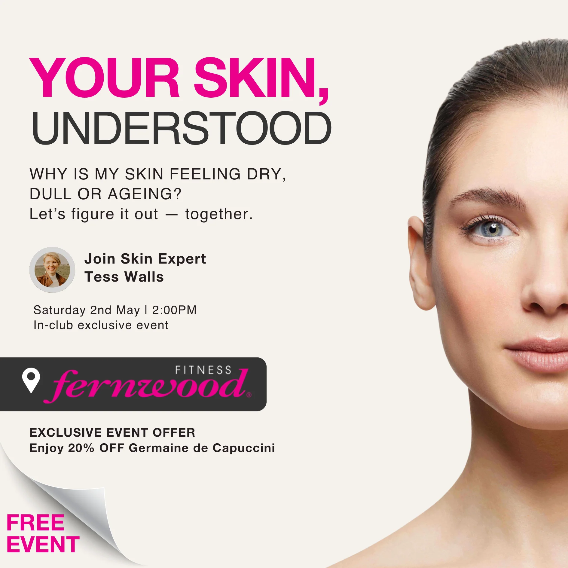 Glow Skin Event at Fernwood Gym Newstead