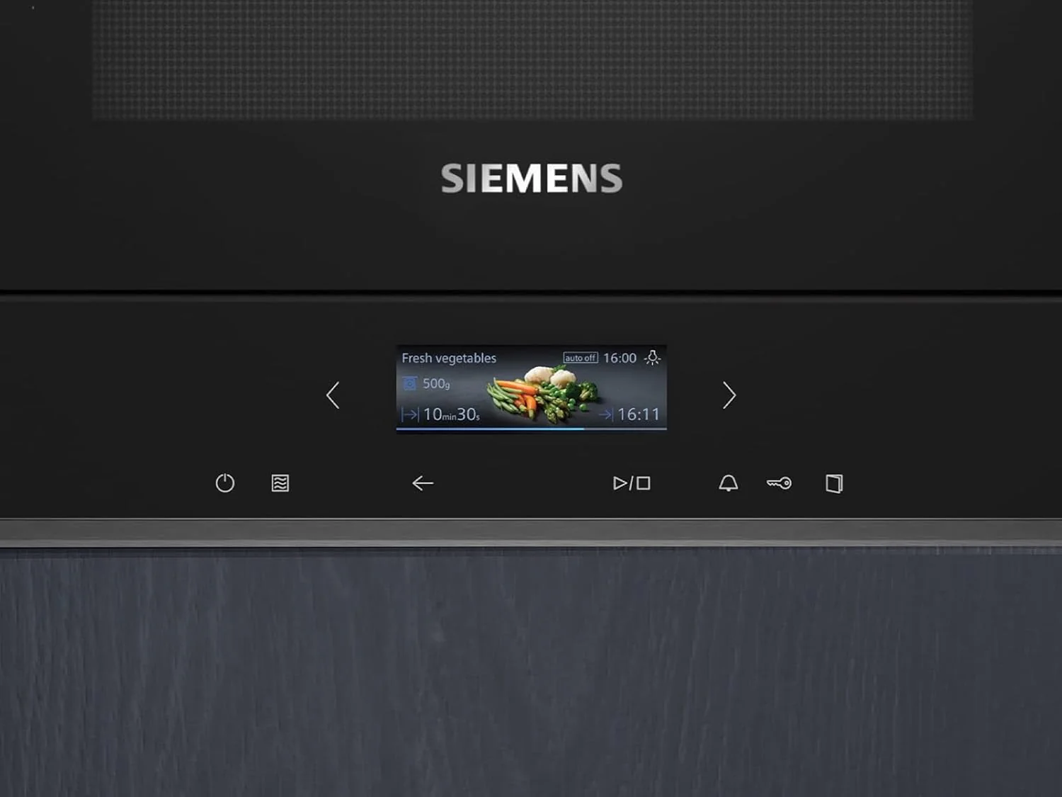 Siemens BF722R1B1 iQ700 inbouw combimagnetron, Zwart, cookControl7 - automatische programma's, humidClean Plus - interieurreiniging, cookControl Plus - voor de beste resultaten, TFT-Full-Touchdisplay
