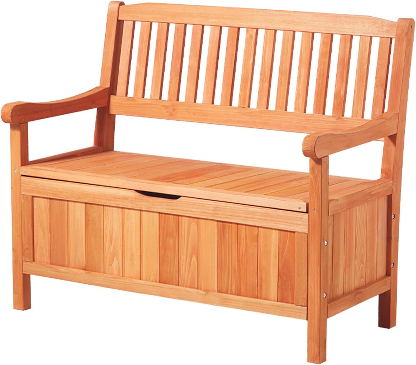 VEVOR Gartenbank, Truhenbank mit Stauraum, Aufbewahrungsbank, Tragkraft bis zu 328 kg, Gartensitzgelegenheit & Veranda-Dekoration, für Terrasse, Garten, Balkon, 106,5x58,5x90,1 cm