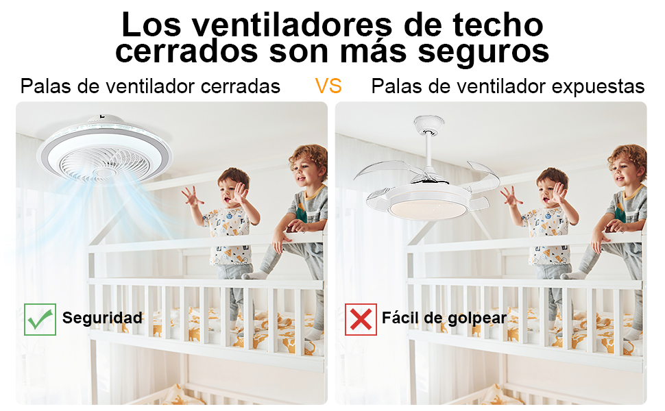 ventilador de techo con luz