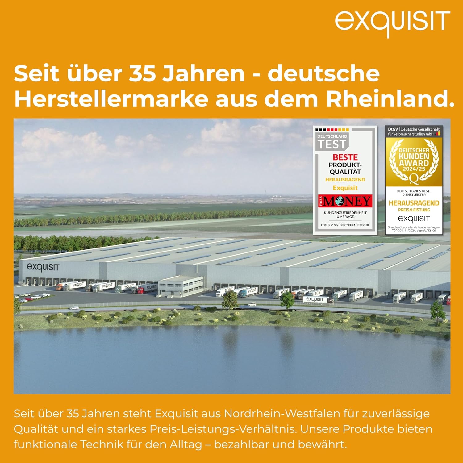 Exquisit Kühl-Gefrierkombination No Frost | 193 l, No Frost Kühlschrank, Energieklasse E, 41 dB, LED, 160 x 51 x 61 cm | KGC5195-65-NF-330E silber