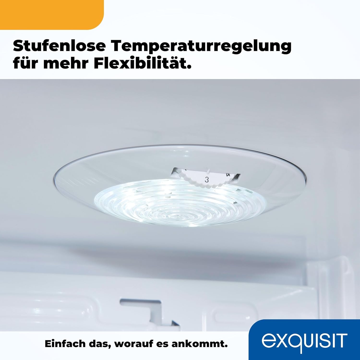 Exquisit Mini Kühlschrank KB60-V-090E rot | 52 l Nutzinhalt | LED-Innenbeleuchtung | Glasablagen | 45cm Breite