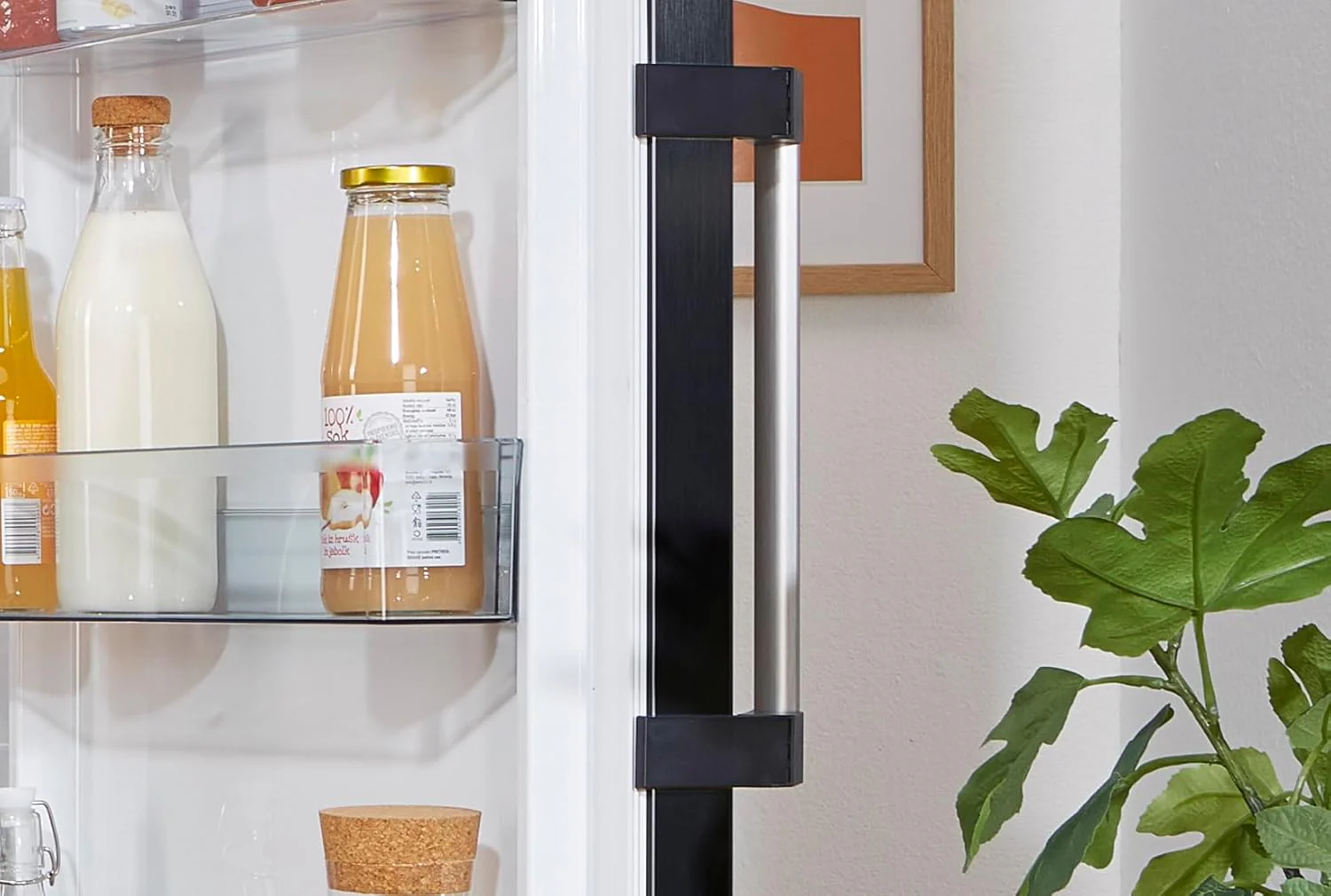 Gorenje R 619 DAXL6 Koelkast/AdaptTech/FreshZone/Snelkoelfunctie/Ventilatiekoelsysteem/LED Display/398l/185cm/EEK D/Roestvrij staal