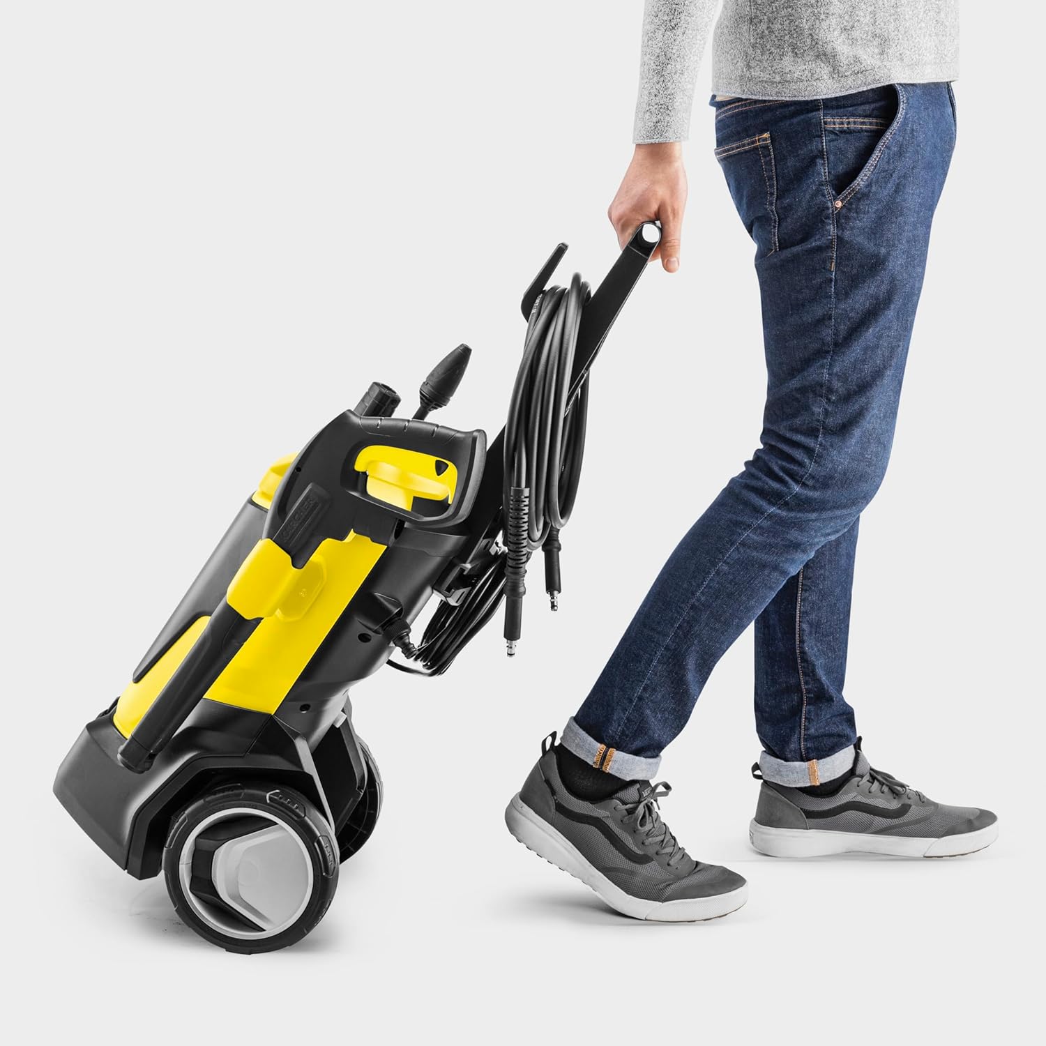 Kärcher Hochdruckreiniger K 7 Premium Power Flex, Druck: max. 180 bar, Fördermenge: 600 l/h, Flächenleistung: 60 m²/h, Gewicht: 17,9 kg, Flex-Hochdruckschlauch, Dreckfräser, Strahlrohr