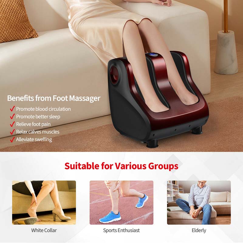 Foot Amp Calf Massager With Heat Amp Remote Shiatsu Kneading Electric Massage Machine With Adjustable Tilt Base Timer Lcd Screen