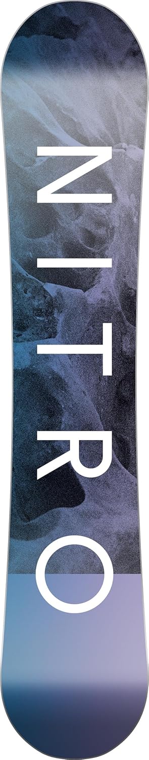 Nitro Snowboards Damen Fate Board Vielseitiges Girls All Mountain Directional Twin Cam-Out Camber