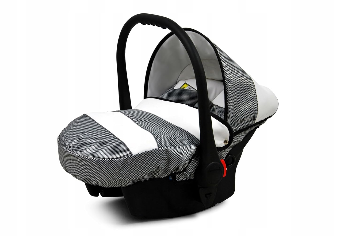 BabyLux® Bambimo Kinderwagen Set 3 in 1 - White Lux - incl. Babywanne, Buggy Sportsitz, Auto-Babyschale - Autositz - Kinderwagenset - Kombikinderwagen mit Wickeltasche, Regenschutz usw.