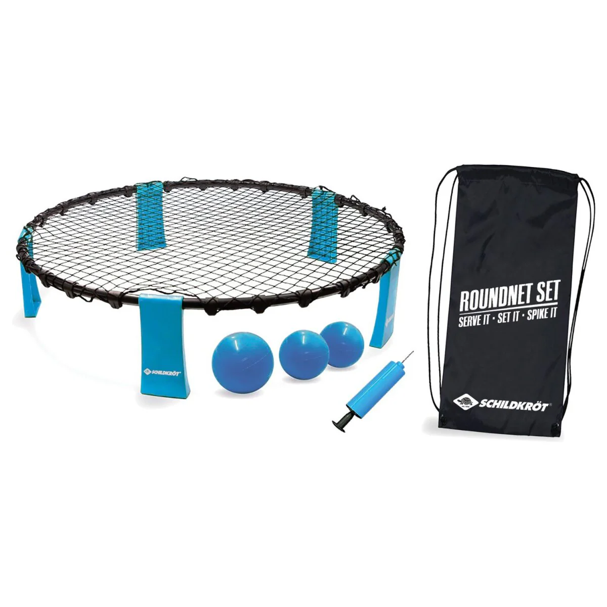 Schildkr?t Roundnet Set met 3 ballen (4-delig) - B-keuze zeer goed