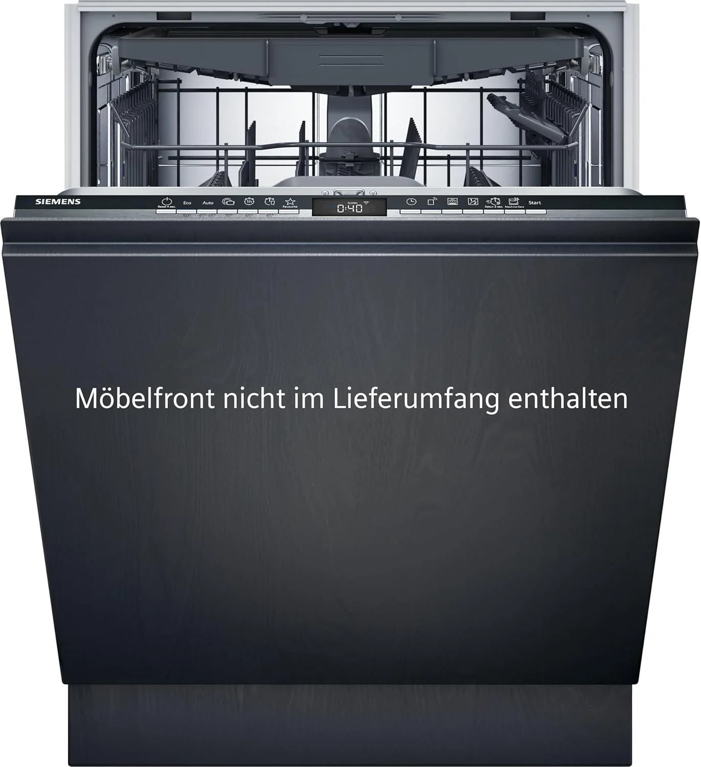 Siemens SN63EX06VE, iQ300 Smarter Geschirrspüler, Vollintegrierte Spülmaschine, 60 cm, Besteckschublade, Extra leise, varioSpeed, Automatische Türöffnung, Dreifach rackMatic, infoLight, intesiveZone