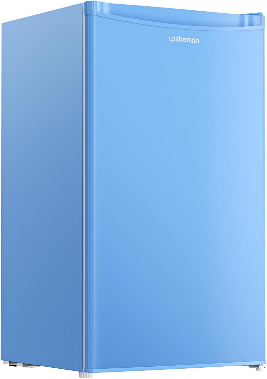 Upstreman Mini Frigo avec Congélateur de 91L, Thermostat Réglable, Petit Frigo de Chambre, Réfrigérateur Top pour Dortoir, Bureau, Bleu - BR321