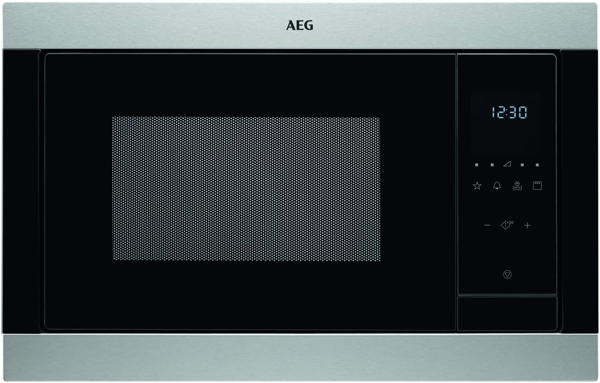 AEG MSB2547D-M 60cm inbouw magnetron / Touch-bediening / Grillfunctie / Display met klok, rvs