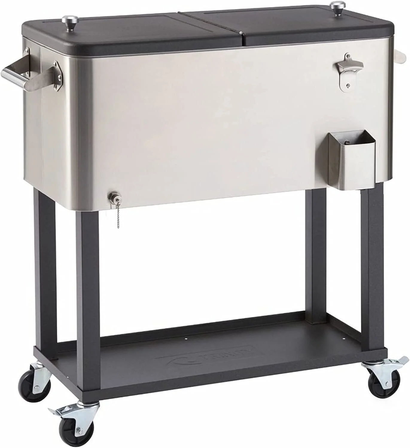 TRINITY Stainless Steel Cooler with Cover (100 Quart)